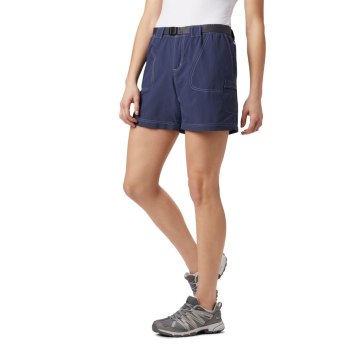 Columbia Sandy River Cargo, Pantalones Cortos Azul Marino Para Mujer | 946721-AWO